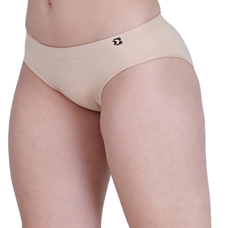 Seamless | Mid Brief Panty-B601P | Shifting Sand Nude