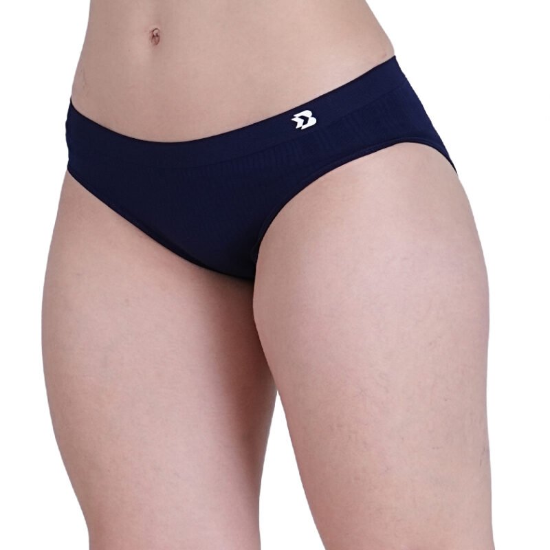 Seamless | Mid Brief  Panty B602P | Cavier Blue