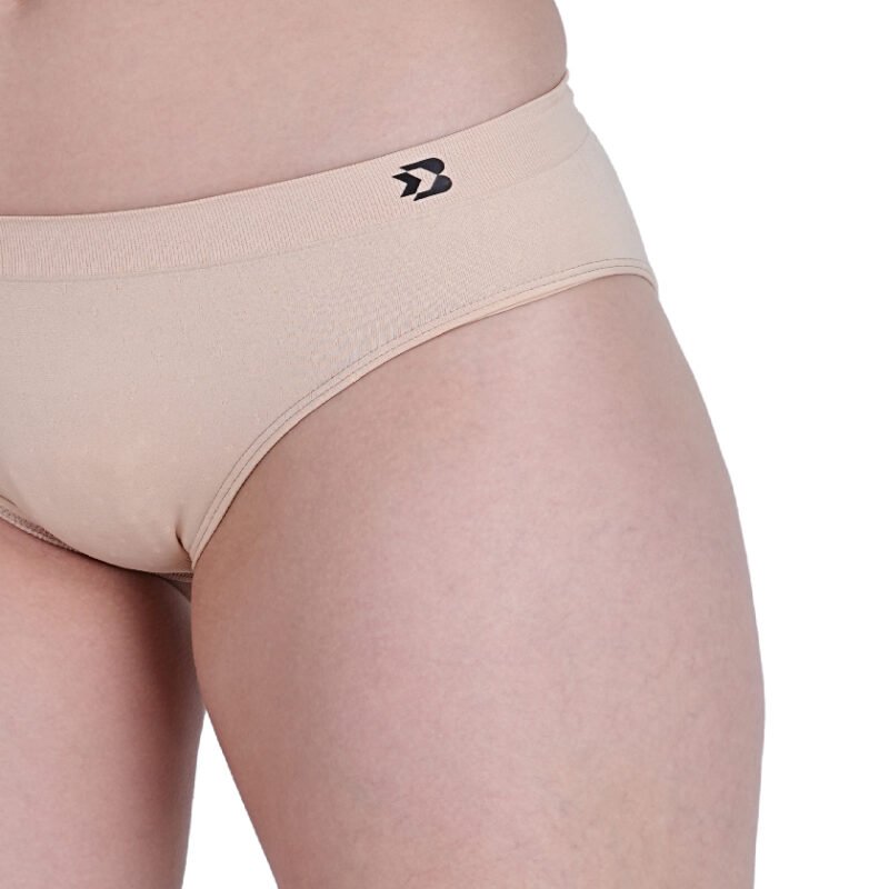 Seamless | Mid Brief Panty-B601P | Shifting Sand Nude