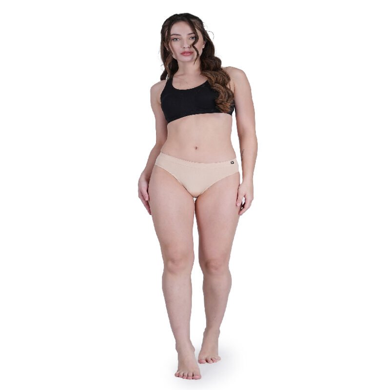 Seamless | Mid Brief Panty B602P | Shifting Sand Nude