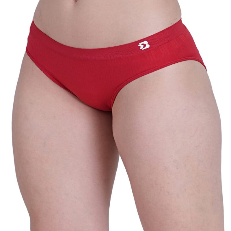 Seamless | Mid Brief Panty B602P | True Red