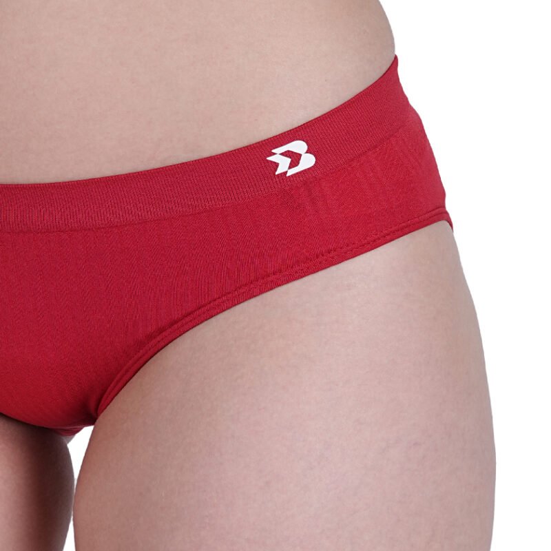 Seamless | Mid Brief Panty B602P | True Red