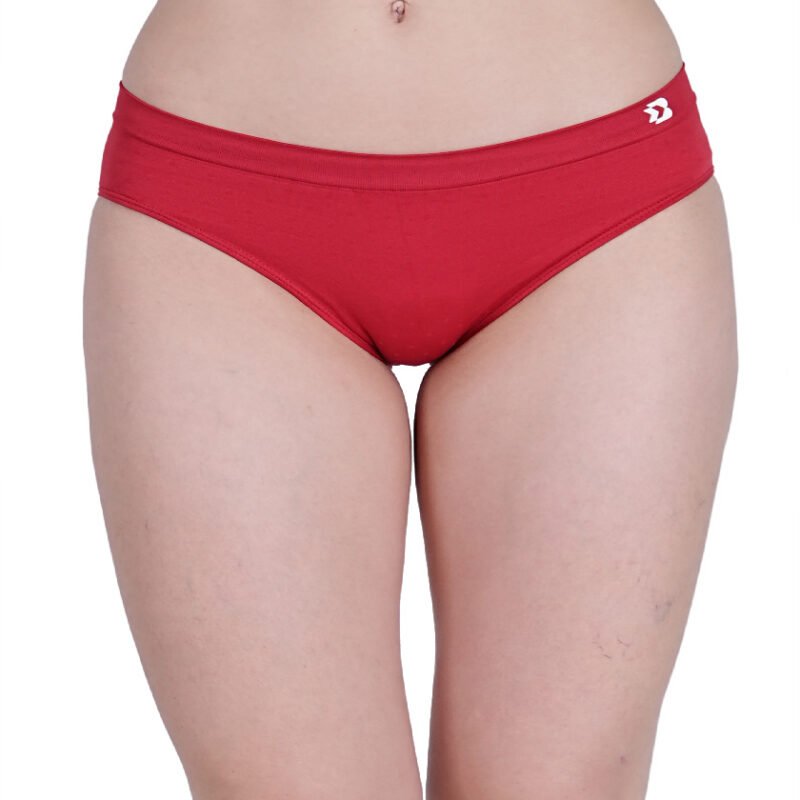 Seamless | Mid Brief Panty B601P | True Red