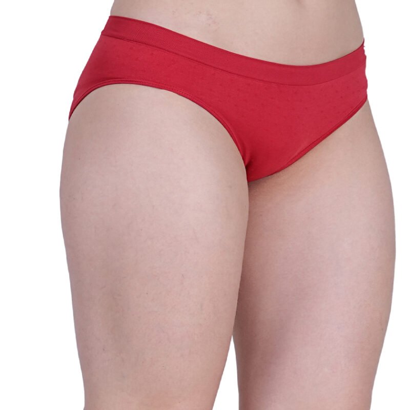 Seamless | Mid Brief Panty B601P | True Red