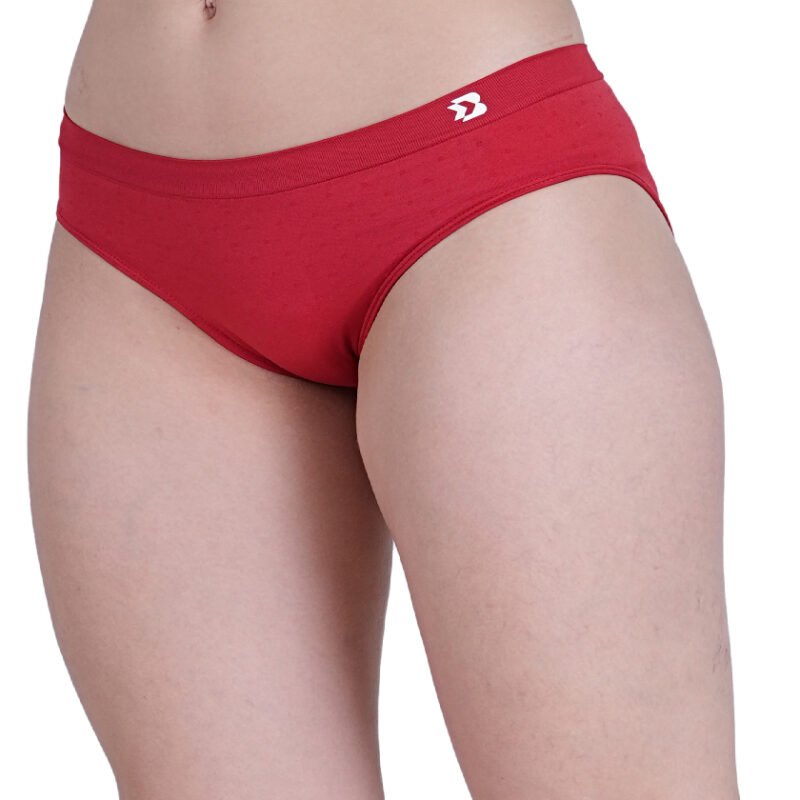 Seamless | Mid Brief Panty B601P | True Red