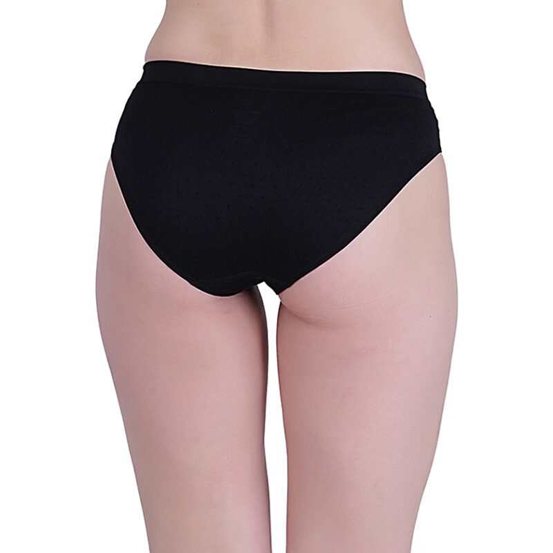 Seamless | Mid Brief-B601P | Cavier Black